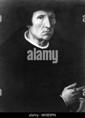 Jean Cauvin 1509 - 1564, Calvin: Von einem Porträt von Holbein Stockfoto