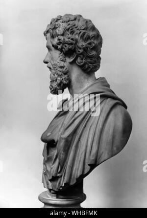 Büste von Septimius Severus römischen Genral und Kaiser Stockfoto