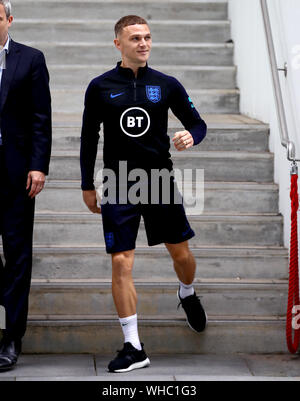 England's Kieran Trippier während einer Schulung in St. George's Park, Burton. Stockfoto