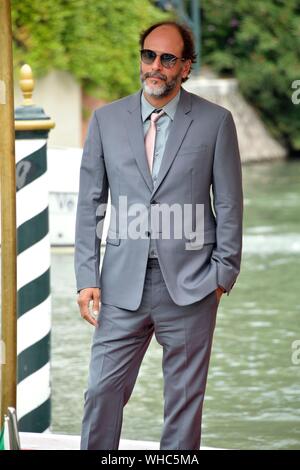 Venedig, Italien. 02 Sep, 2019. 76. Filmfestival von Venedig 2019, Celebrity Sightings. Bild Luca Guadagnino Credit: Unabhängige Fotoagentur/Alamy leben Nachrichten Stockfoto