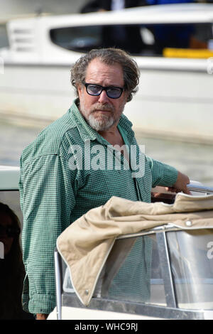 Venedig, Italien. 02 Sep, 2019. 76. Filmfestival von Venedig 2019, Celebrity Sightings. Bild Julian Schnabel Credit: Unabhängige Fotoagentur/Alamy leben Nachrichten Stockfoto