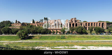 Ruinen der alten kaiserlichen Paläste auf dem Palatin in Rom, Italien Stockfoto