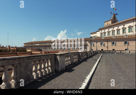 Quirinal Square und dem Quirinal in Rom, Italien Stockfoto