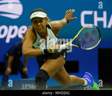 New York, USA. 2. September, 2019. . New York Flushing Meadows US Open 2019 02/09/19 Tag 8 Naomi in Osaka (JPN) in der vierten Runde Foto Anne Parker International Sport Fotos Ltd/Alamy leben Nachrichten Stockfoto