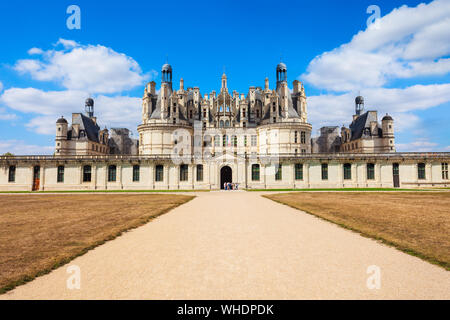 Chateau de Chambord ist die größte Burg in das Tal der Loire, Frankreich Stockfoto