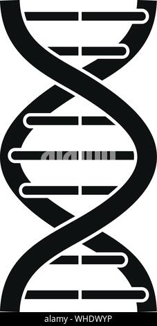 Alzheimer Krankheit Symbol dna. Einfache Abbildung von Alzheimer dna Krankheit vektor Symbol für Web Design auf weißem Hintergrund Stock Vektor
