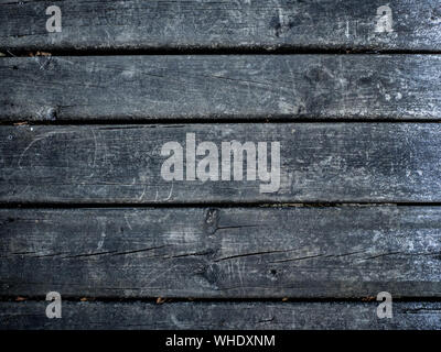 Holzsteg Schritte close-up Stockfoto