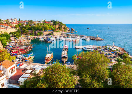 Hafen in Antalya Altstadt oder Kaleici in der Türkei Stockfoto