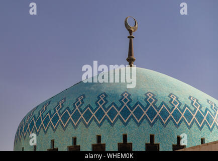 Ein Bild der König Abdullah Moschee in Amman. Stockfoto