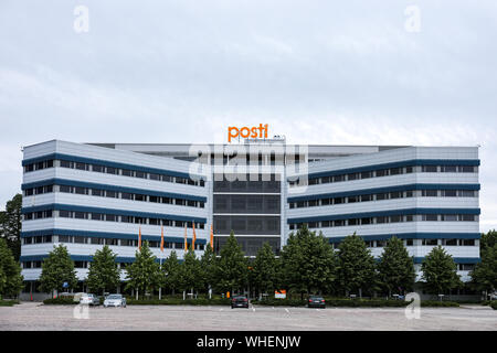 Schlafplätze Gruppe Hauptsitz in Helsinki, Finnland Stockfoto