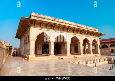 Agra Fort ist eine historische Festung in der Stadt Agra, Uttar Pradesh in Indien Stockfoto