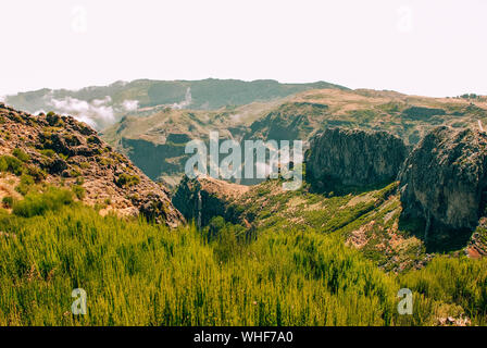 Der Ausblick vom Pico Do Arieiro, Madeira Stockfoto