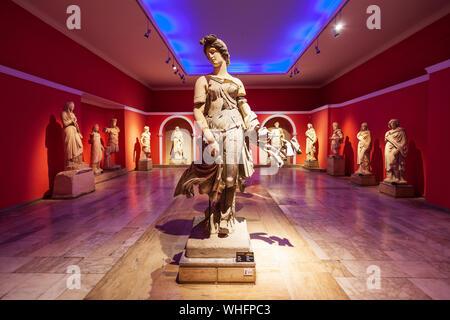 ANTALYA, Türkei - September 14, 2014: das Archäologische Museum von Antalya ist eines der größten Museen der Türkei in Antalya in der Türkei entfernt Stockfoto