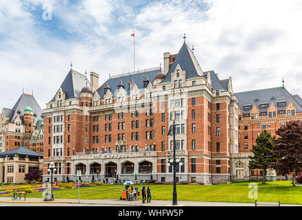 Das Empress Hotel in Victoria, Britisch-Kolumbien Stockfoto