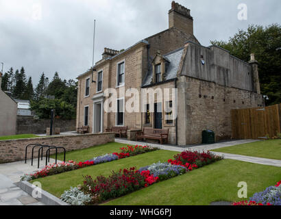 Außenansicht des Jim Clark Museum in Duns, Berwickshire, Schottland Stockfoto