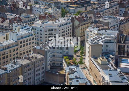 Nantes, Panorama von Tour Bretagne - Nantes, Panorama Blick vom Tour Bretagne Stockfoto