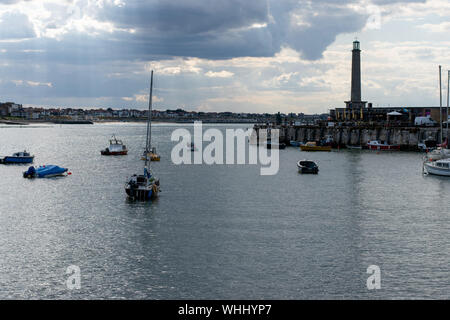 Margate Strand an der Küste von Kent, UK-Ende des Sommers Stockfoto