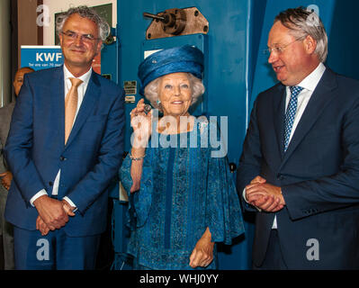 Die Royal Dutch Mint (KNM), Utrecht, Niederlande. Samstag, 31 August, 2019. Ihre Königliche Hoheit Prinzessin Beatrix der Niederlande, heute Morgen Stockfoto