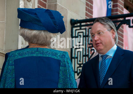 Die Royal Dutch Mint (KNM), Utrecht, Niederlande. Samstag, 31 August, 2019. Ihre Königliche Hoheit Prinzessin Beatrix der Niederlande, heute Morgen Stockfoto