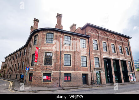 Edinburgh Grafikstudio, umgebautes Mühlengebäude Castle Mills, Fountainbridge, Edinburgh, Schottland während des Art Festival 2019 Stockfoto