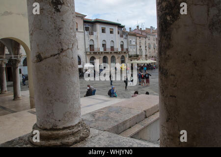 Tempel des Augustus, Pula, Istrien, Kroatien Stockfoto