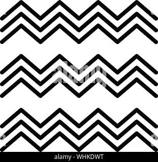 Ägyptische fresco Wellensymbol, outline Style Stock Vektor