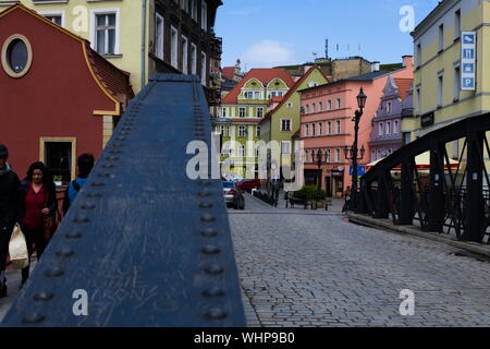 Eiserne Brücke in Klodzko, Polen Stockfoto