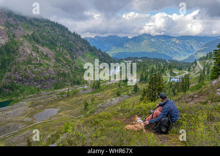 Mount Baker Snoqualmie Wildnis im Staat Washington Stockfoto