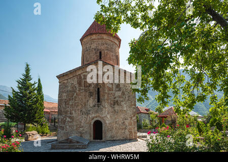 Alten albanischen Tempel in der Kis Dorf, die Stadt von scheki Stockfoto