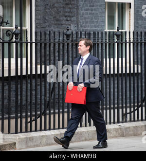 Downing Street, London, UK. 2. September 2019. Bietenkopf hat Minister kommen für spezielle kabinettssitzung. Credit: Malcolm Park/Alamy. Stockfoto