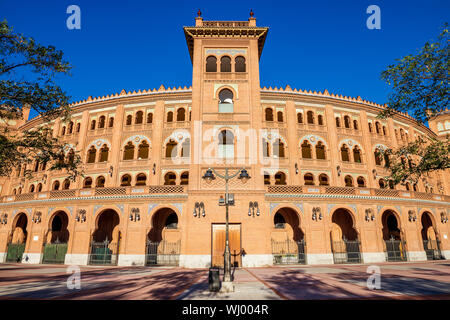 Las Ventas Stierkampfarena, Aromaten in Madrid, Spanien, Europa Stockfoto