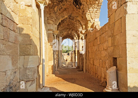 Beit Guvrin-Maresha Nationalpark ist ein Nationalpark im Zentrum von Israel, 13 Kilometer von Kiryat Gat, der die Ruinen von Maresha, einer der i Stockfoto