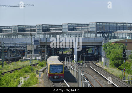Berlin, Deutschland, Linie, Sbahn, S-Bahn, Sbahnhof, S-Bahnhof, Schienenverkehr, der Schönheit der Berge, Schöneberger, der Schönheit der Berge, Sch Stockfoto