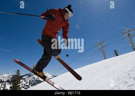Ski springen Stockfoto