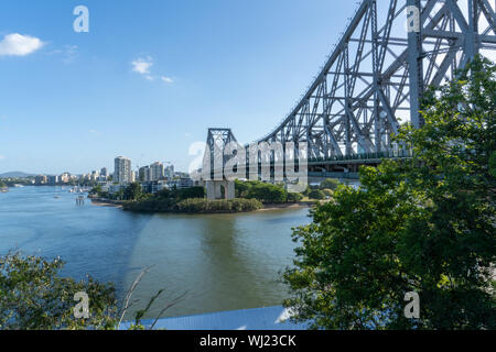 Riverfront Metropolis, Subtropische Urban Oasis, Brisbane, Australien Stockfoto