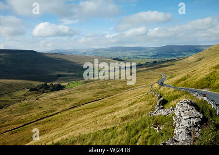 Gayle Straße, Snaizeholm - Yorkshire Dales Landschaft. Stockfoto