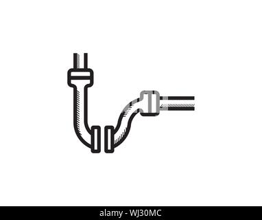 Entleeren installation icon-Vektor Stock Vektor