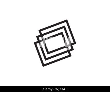 Symbol Layout. Vektorlayer Symbol. Leinwand Icon-Vektor Stock Vektor