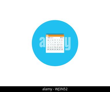 Kalender Terminplandatum Organisator Symbol Vektor Stock Vektor