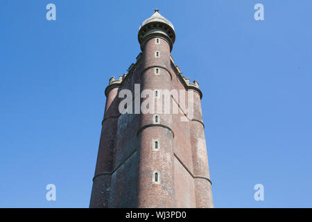 King Alfred's Tower, auch als die Torheit der König Alfred der Große oder Stourton Turm in Somerset England bekannt, Stockfoto