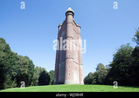 King Alfred's Tower, auch als die Torheit der König Alfred der Große oder Stourton Turm in Somerset England bekannt, Stockfoto