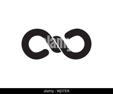 Einfache Knoten Symbol Vektor Bild Stock Vektor