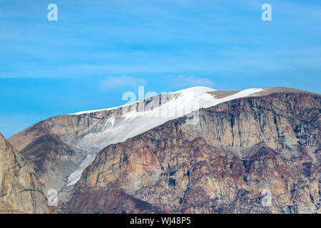 Eiszeit in Sam Ford Fjord auf Baffin Island in Nunavut, Kanada. Stockfoto