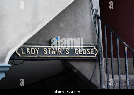 Lady's Treppe in der Nähe Edinburgh Stockfoto