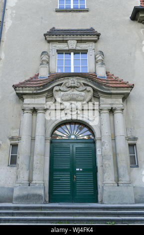 AGD, Aussicht, Architektur, Arndt High School, Draußen, Draußen, Draußen, Außen, Berlin, Dahlem, Dahlem Dorf, Dahlemer, Deutschland, Gebäude, Stockfoto