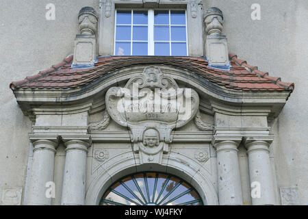 AGD, Aussicht, Architektur, Arndt High School, Draußen, Draußen, Draußen, Außen, Berlin, Dahlem, Dahlem Dorf, Dahlemer, Deutschland, Gebäude, Stockfoto