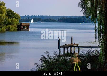 Deutsche Havel und See im Sommer Stockfoto