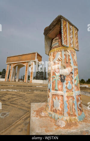 OUIDAH, SLAVE PORT IN DER DREIECKSHANDEL Stockfoto