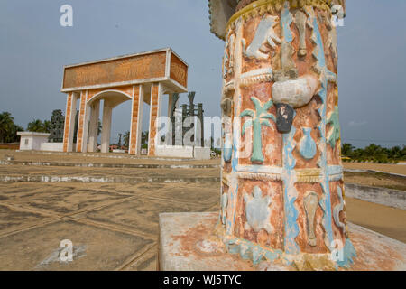 OUIDAH, SLAVE PORT IN DER DREIECKSHANDEL Stockfoto