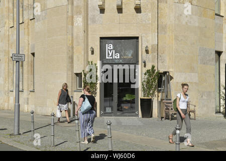 Anzeigen, Architektur, Außen, Draußen, Draußen, Außen, Berlin, Crowne Plaza, Deutschland, Grove kreuz Friedrich Berg, Gasthof, Gastronomie Stockfoto